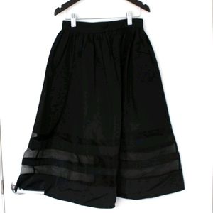 NONOO Sheer Stripe Failure Skirt